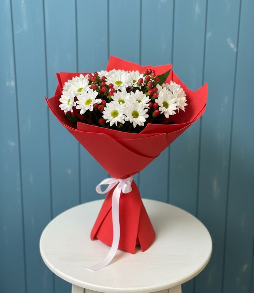 Букет цветов из: Хризантемы в Куркино