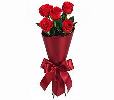 Букет 5 Красных роз Эдлесс Лав в Куркино