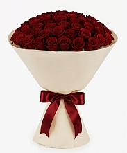 Букет 101 Бордовая роза Блэк Бакарра в Куркино