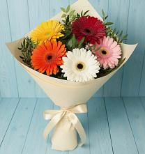 Букет цветов из:  Герберы в Куркино