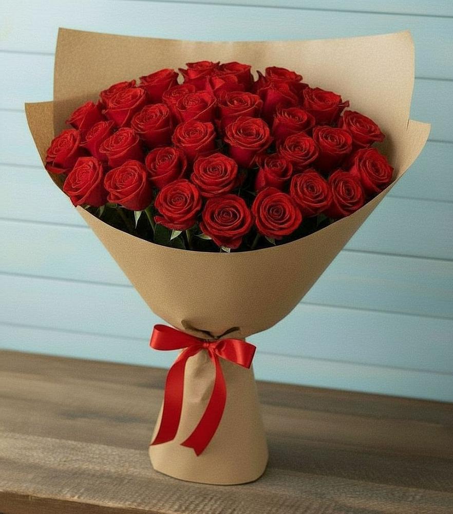 Букет Красные розы Милано в Куркино