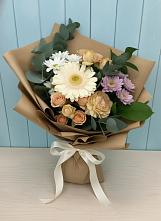 Букет цветов из:  Герберы и Хризантемы в Куркино