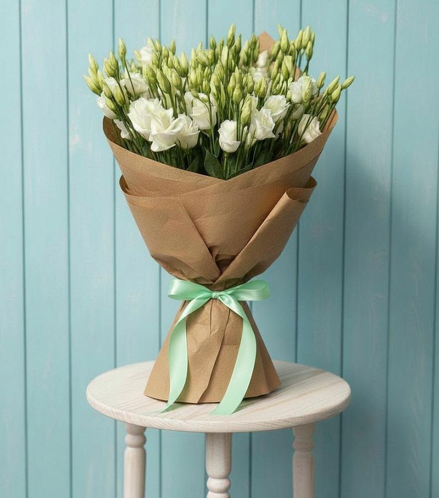 Букет цветов из: Лизиантусы в Куркино