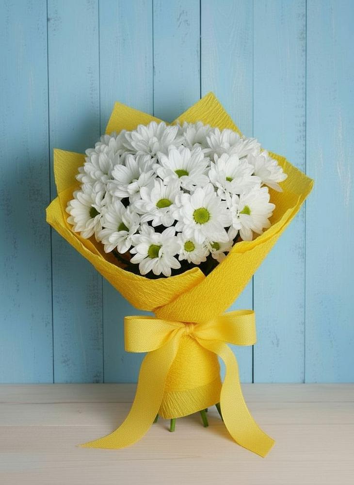 Букет цветов из: Хризантемы в Куркино