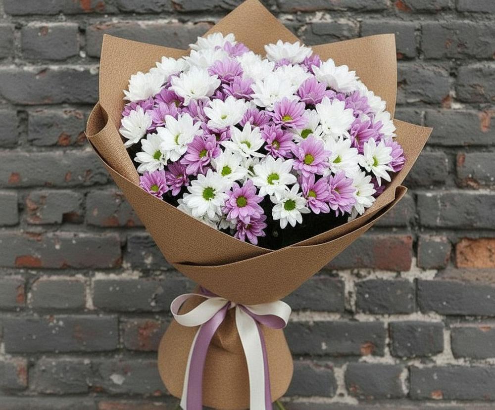 Букет цветов из: Хризантемы в Куркино