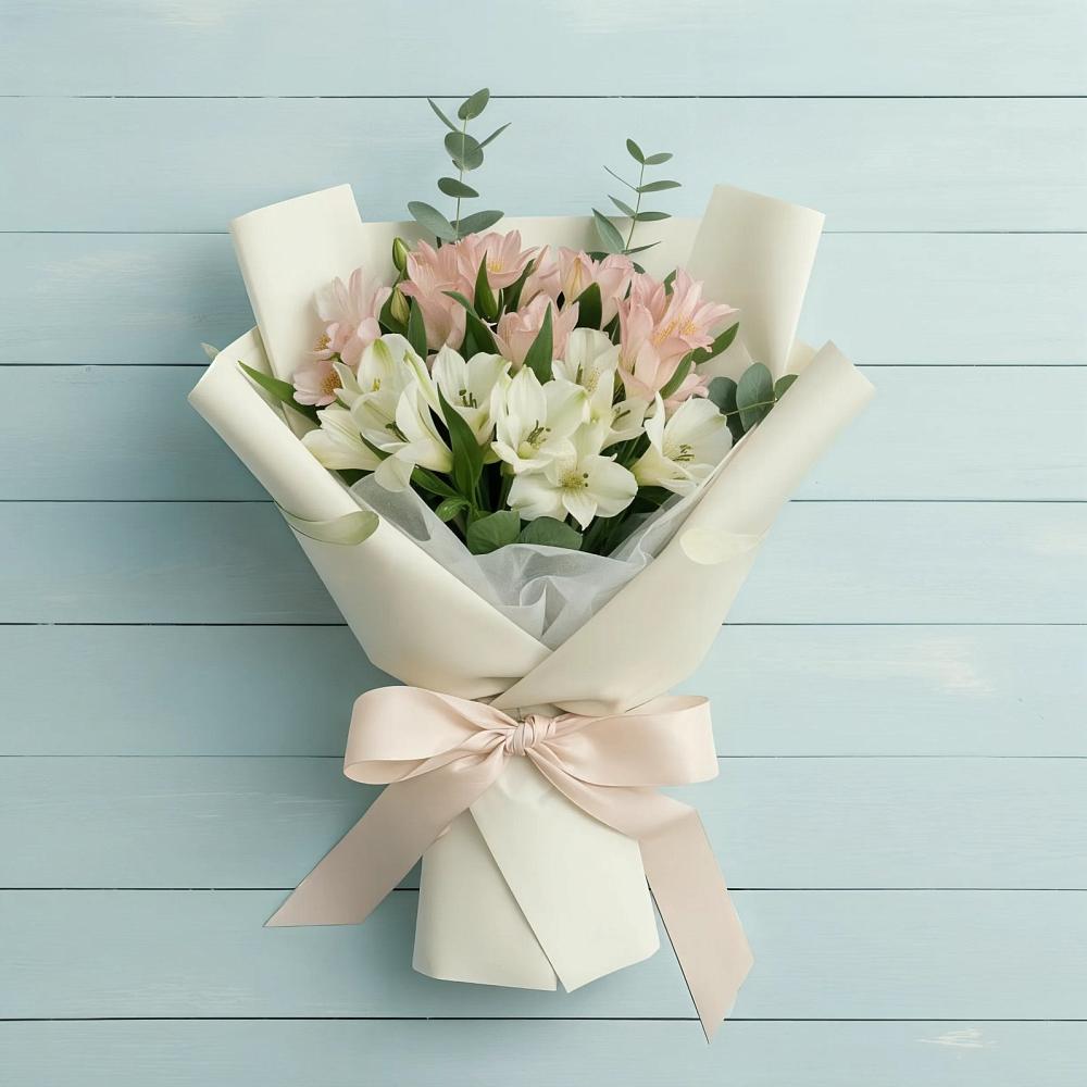 Букет цветов из: Альстромерии в Куркино