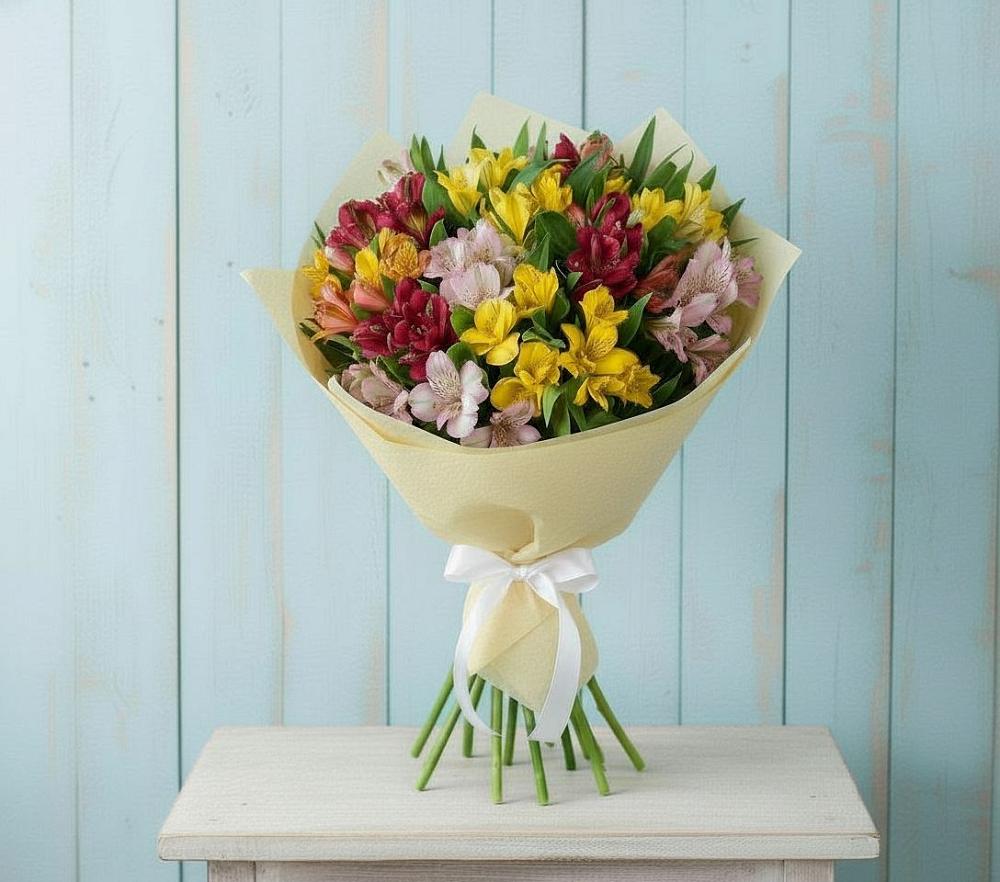 Букет цветов из: Альстромерии в Куркино