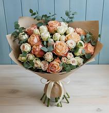 Букет цветов из:  Альстромерии и Розы #REPLACE_PRED# Куркино